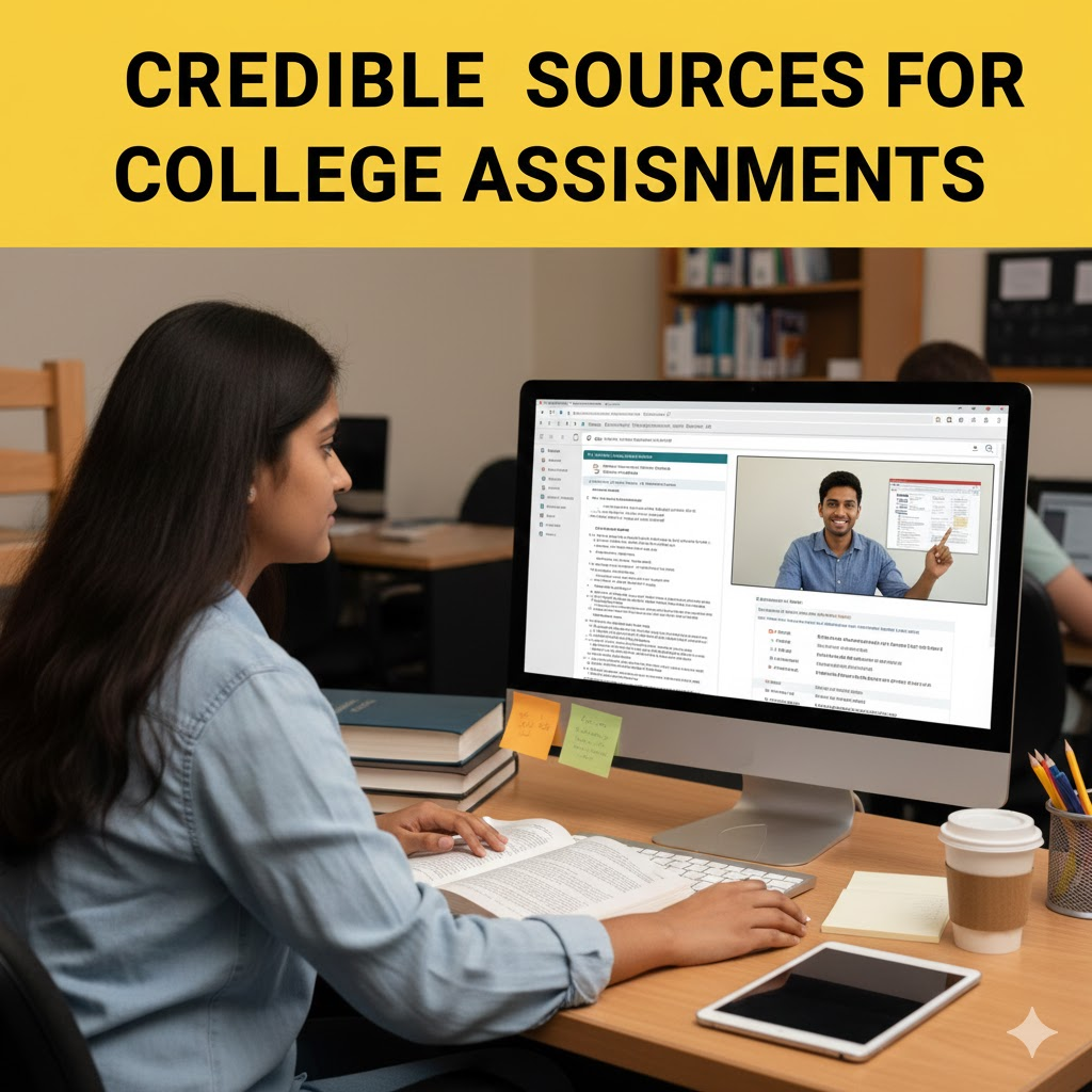 Credible Sources for College Assignments / homework